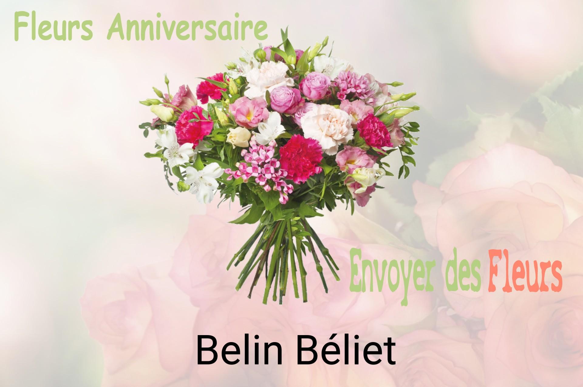 Bouquet de fleurs d’anniversaire livré à Belin-Béliet